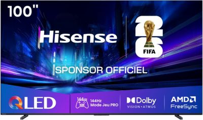 TV QLED HISENSE 100E7Q PRO 2025 (253cm) - Image 1