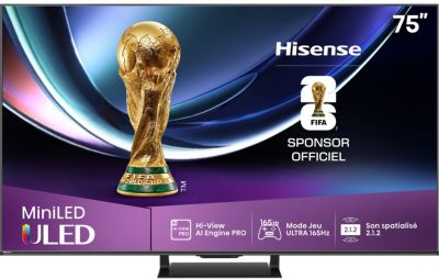 TV Mini Led HISENSE 75U7Q PRO 2025 (189cm) - Image 1