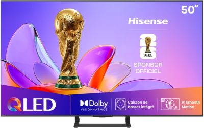 TV QLED HISENSE 50A7Q 2025-50 pouces (126cm) - Image 1