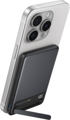 Batterie externe INIU 5000 mAh MagPro slim noir - Image 1