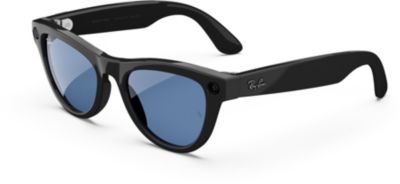 Lunettes connectées META Ray-Ban Skyler, Noir brillant, Transitions® Bleu Céruléen - Image 1
