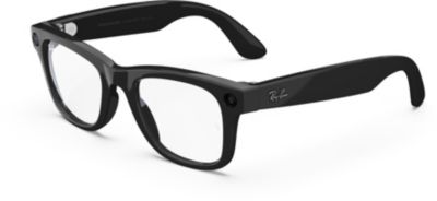 Lunettes connectées META Ray-Ban Wayfarer, Noir Brillant, Transparent - Image 1