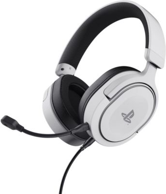 Casque gamer TRUST GXT498W FORTA blanc PS5 - Image 1