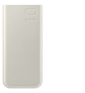 Batterie externe SAMSUNG 10000 mAh Ultra rapide USBC 25W Beige - Image 1