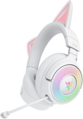Casque gamer RAZER KRAKEN KITTY V3 PRO BLANC - Image 1