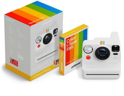 Appareil photo Instantané POLAROID Now+ Gen 3 White + Pack 8 Films - Image 1