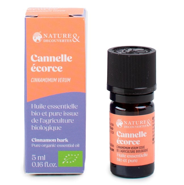 Huile essentielle bio* de cannelle 5ml - Image 1