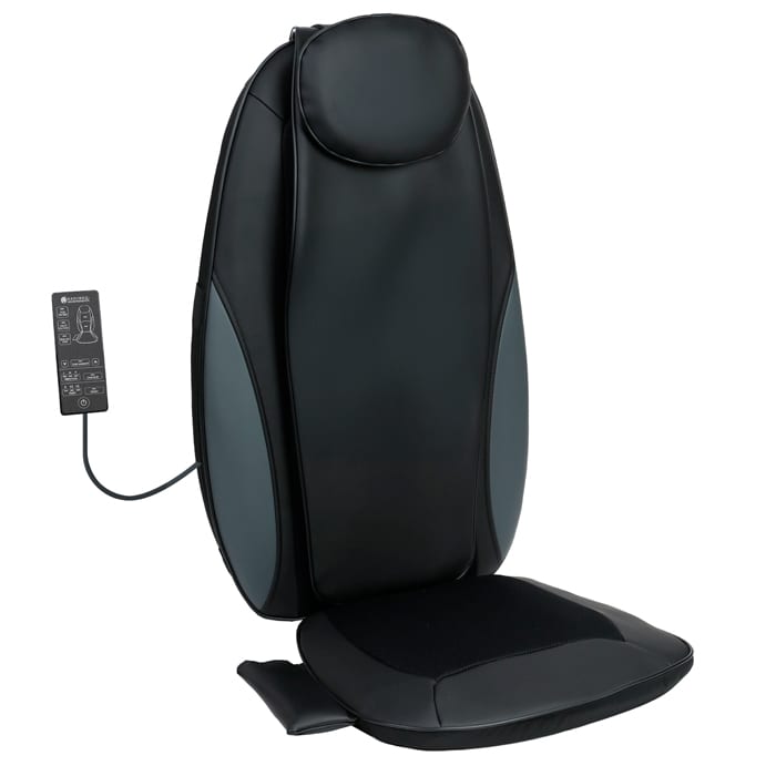 Siège de massage shiatsu chauffant dos complet 4 têtes rotatives détente ciblée - Image 1