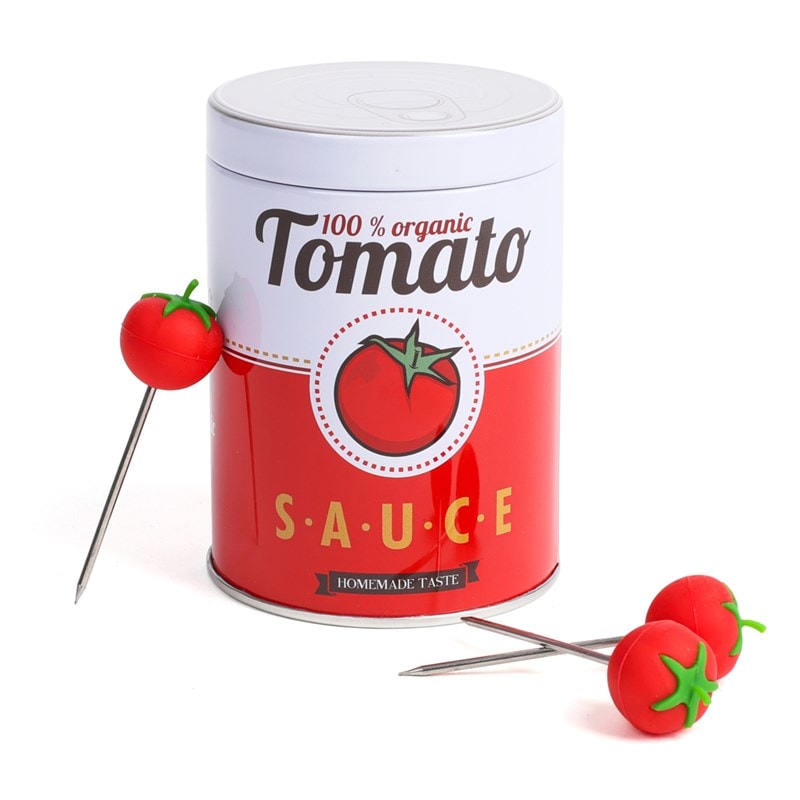 Pics apéritif tomates cerises et leur boîte Pop Art - Image 1