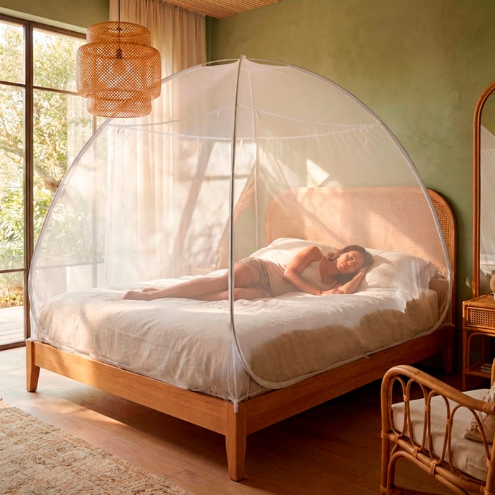 Moustiquaire de lit pop-up autoportante - Image 1