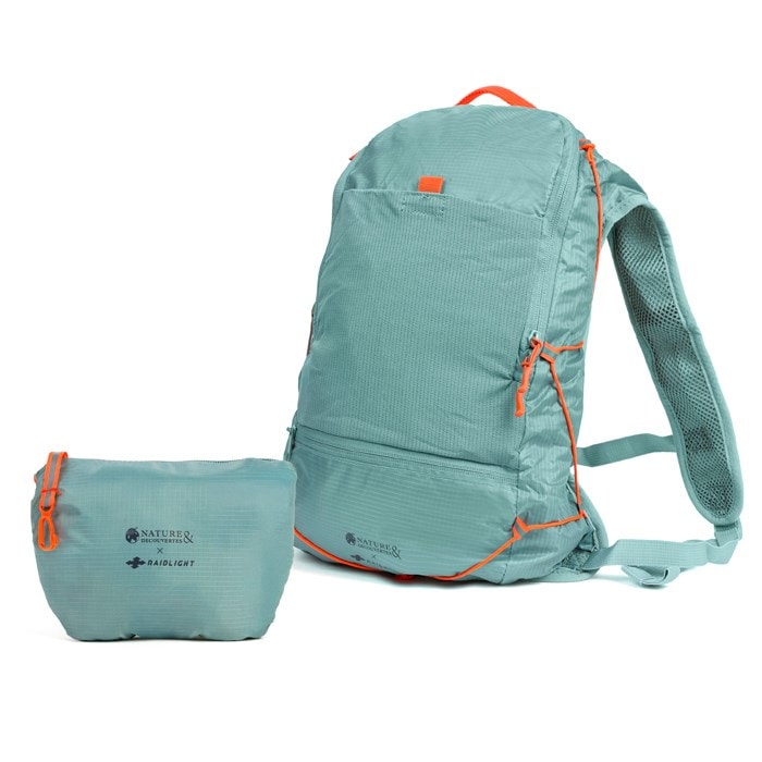 Sac à dos pliable Raidlight 8L Vert - Image 1