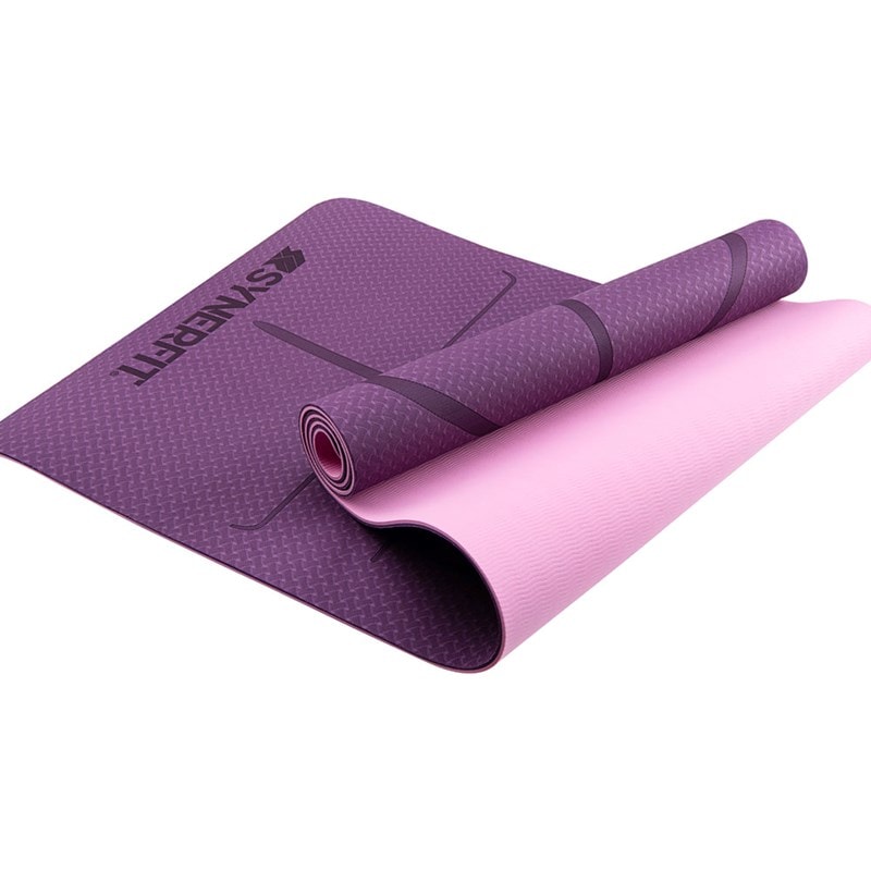 Tapis de yoga colorie violet - Image 1