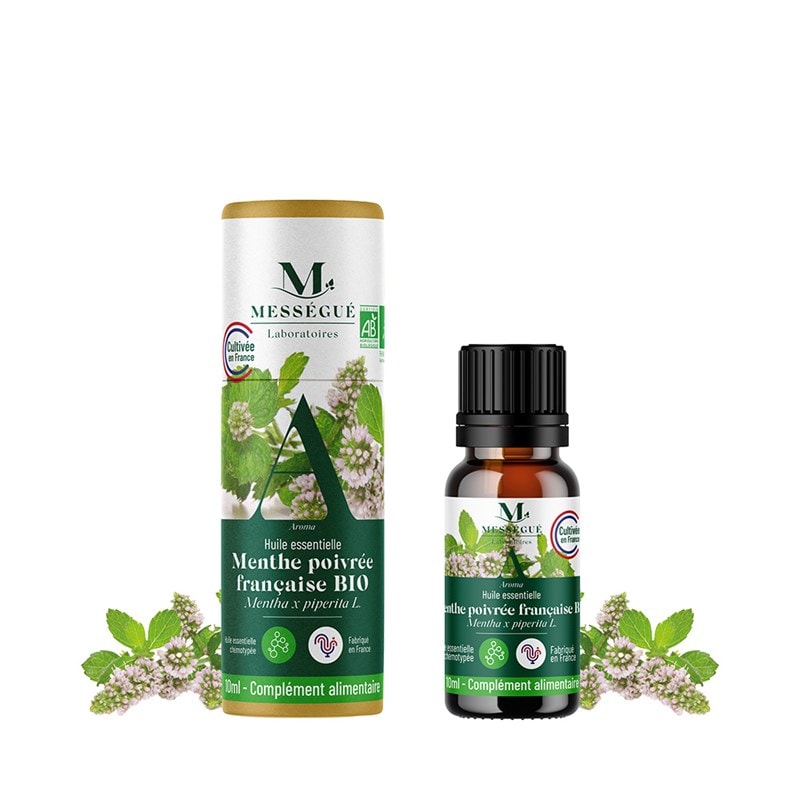 Huile essentielle menthe poivrée bio - origine france 10 ml - Image 1