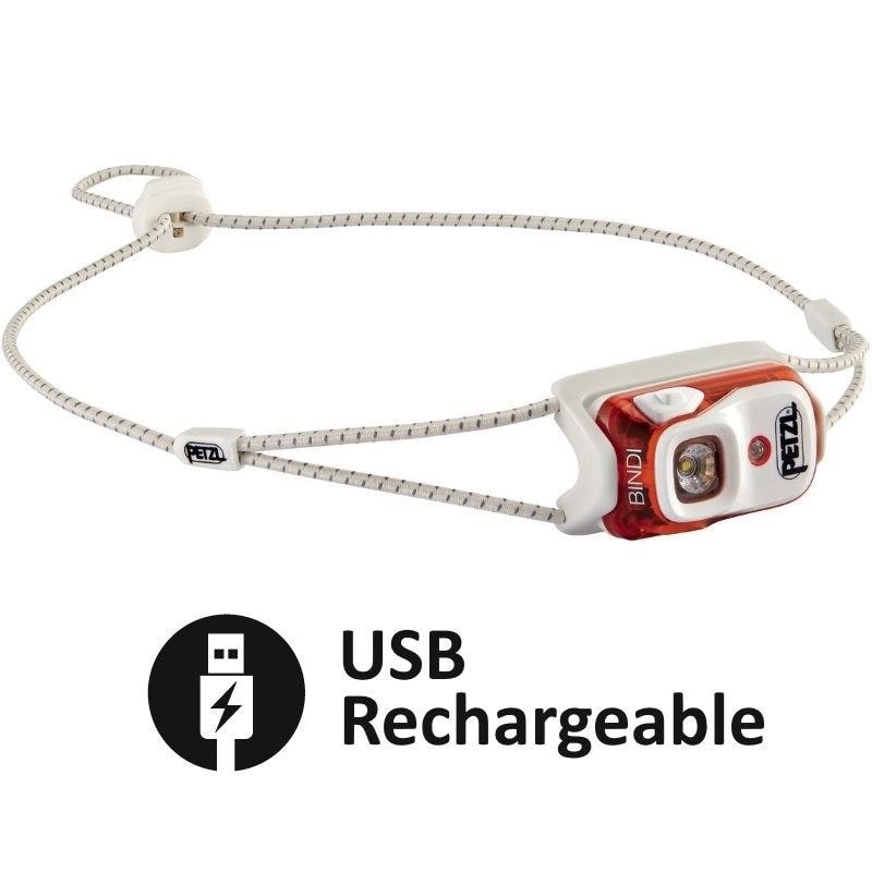 Lampe frontale petzl bindi orange - Image 1