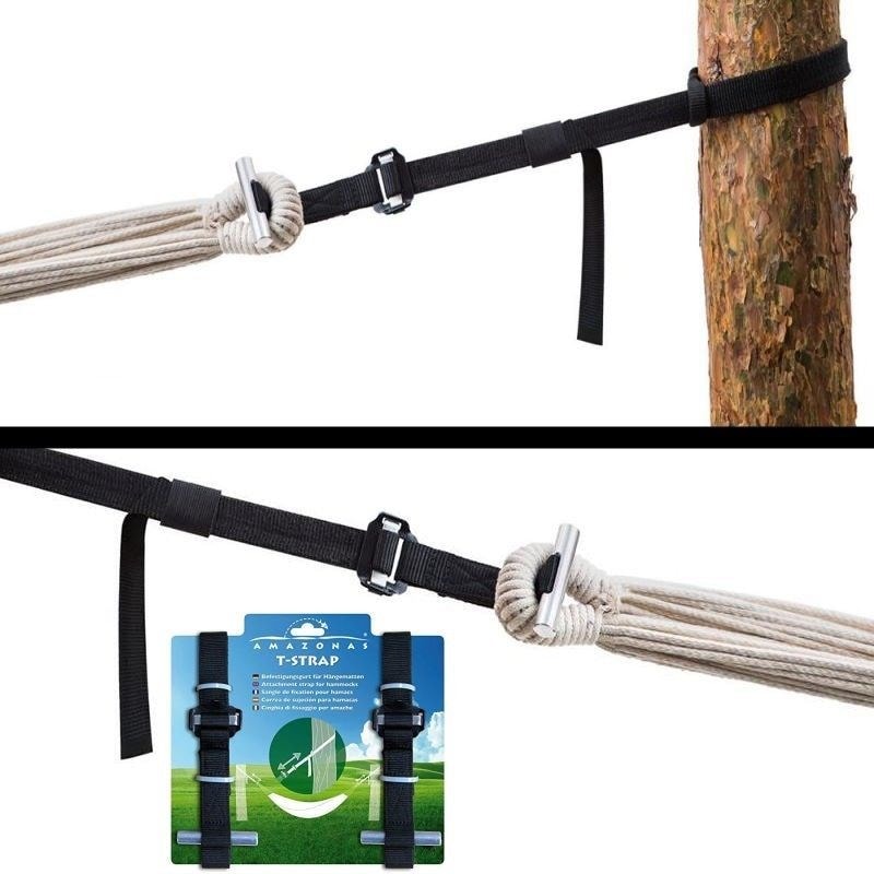 Kit de fixation hamac amazonas t-strap - Image 1