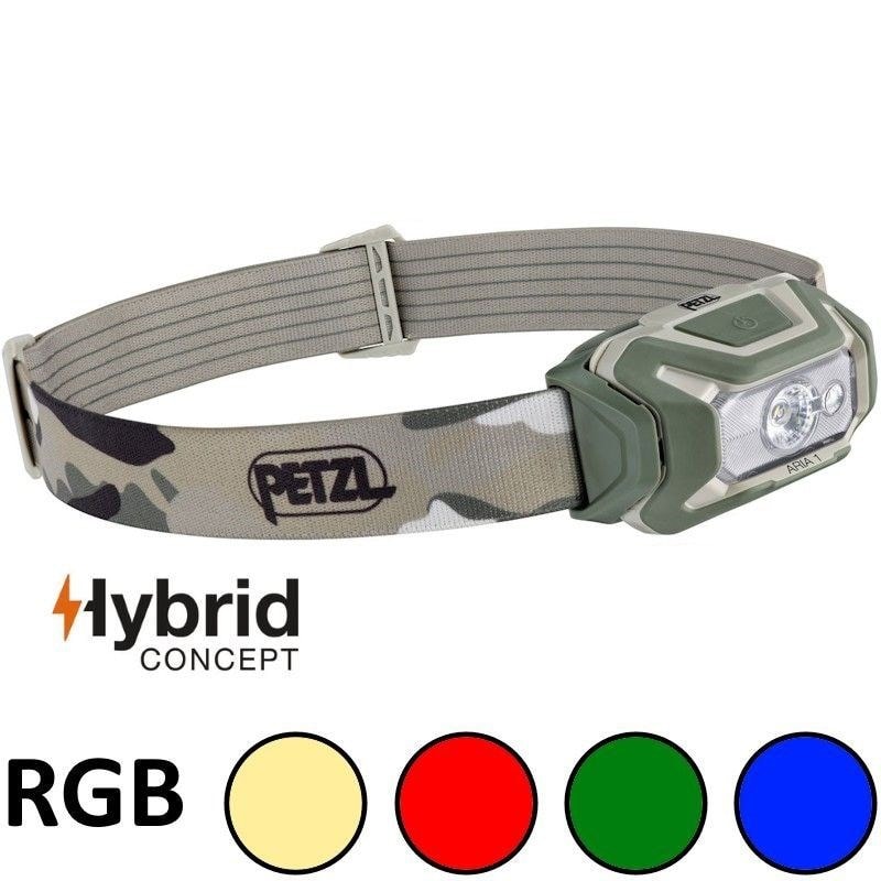 Lampe frontale petzl aria 1 rgb hybrid camouflage - Image 1