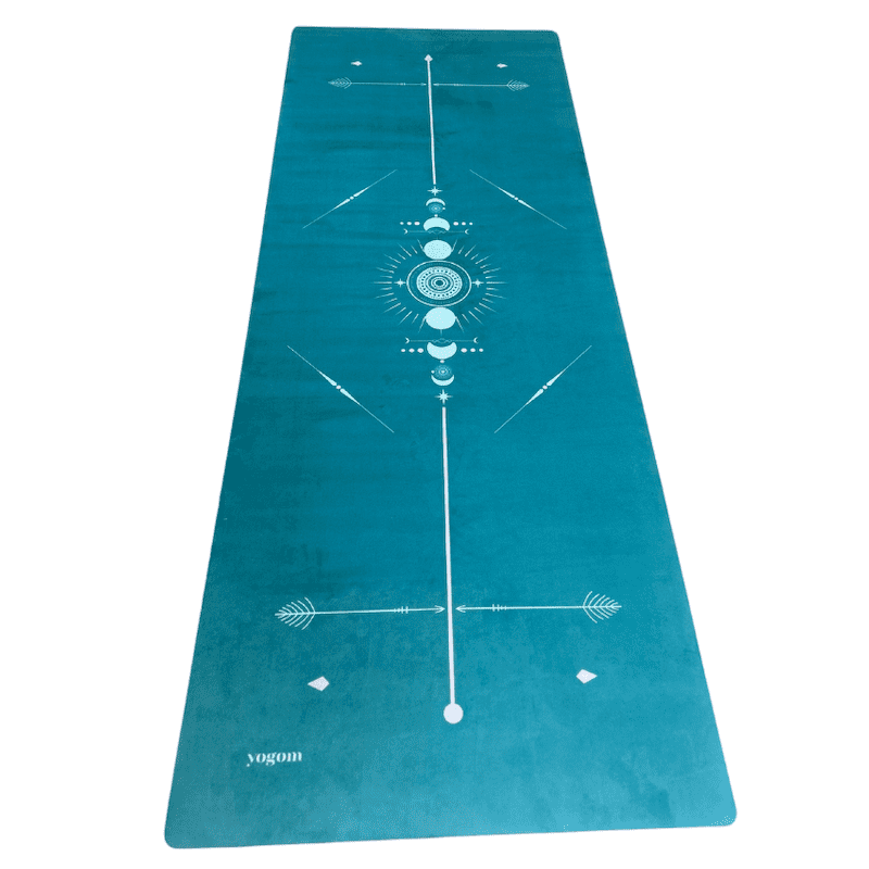 Tapis de yoga et fitness performance totem vert - Image 1