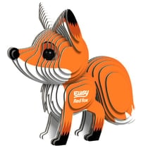 Eugy 3D Modèle: ANIMAL DE LA FORÊT / RENARD ROUGE 7,9x3,7x7,4cm, en carton, en boîte, 6+ - Image 1