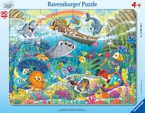 Puzzle cadre 30-48 pièces - Amis des océans - Image 1