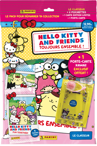 Hello Kitty & Friends cartes à collectionner starter pack - Panini - Image 1