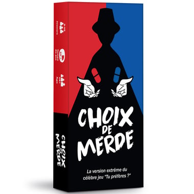 Choix de Merde - Le Jeu des dilemmes extrêmes - Jeu de société Adulte - Jeu d'ambiance - Jeu de Carte pour des soirées Cultes Entre Amis - Humour Noir - Image 1