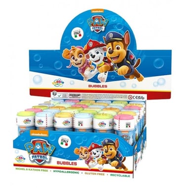 Pack de 36 tubes de bulles de savon 60 ml pat patrouille - bubble world - party enfant, jeu plein air - Image 1