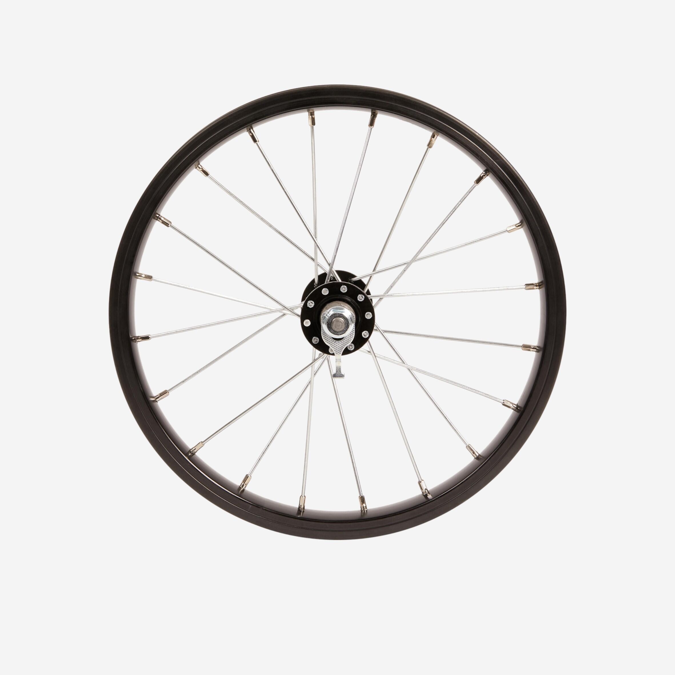 Roue vélo enfant 14 pouces avant noir - Image 1