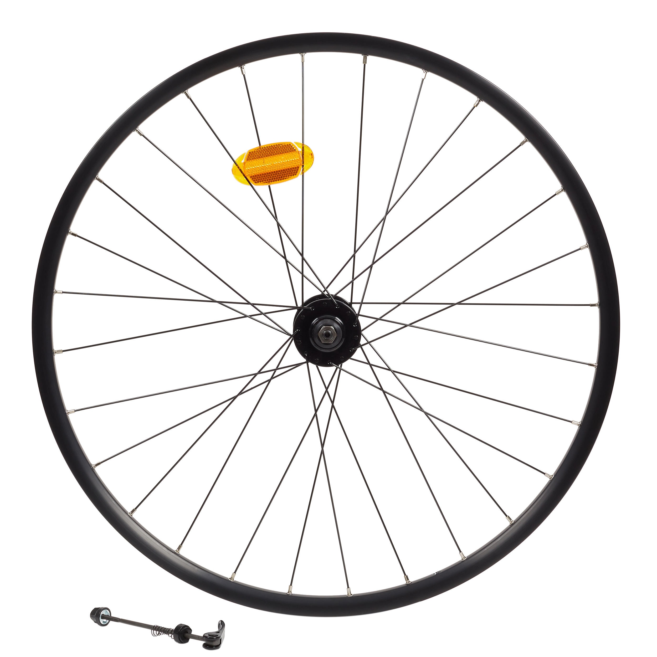 ROUE AVANT VTT 27,5X23C DOUBLE PAROI FREINAGE DISQUE ET ATTACHE RAPIDE - Image 1