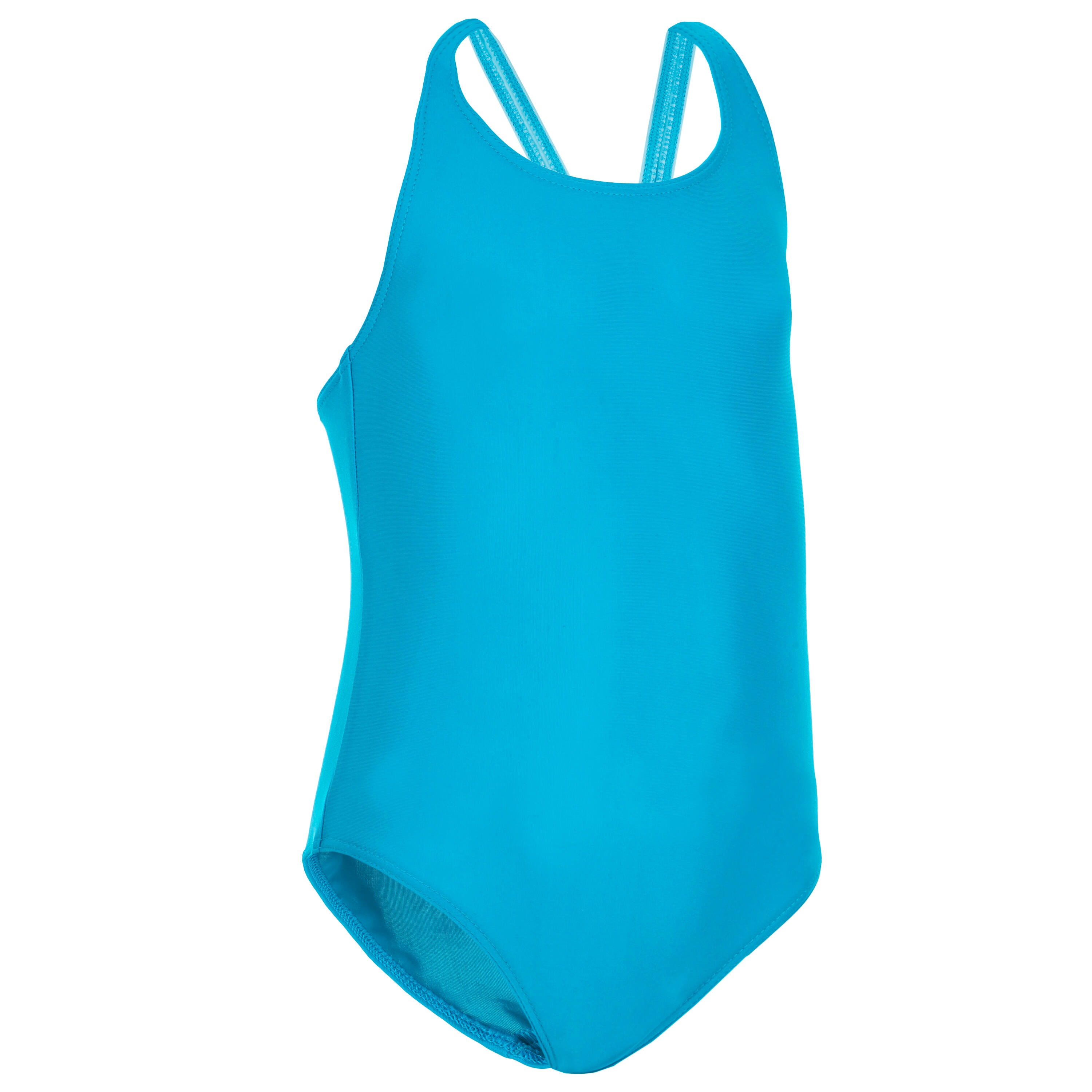 Maillot de bain 1 pièce bébé fille bleu - Image 1