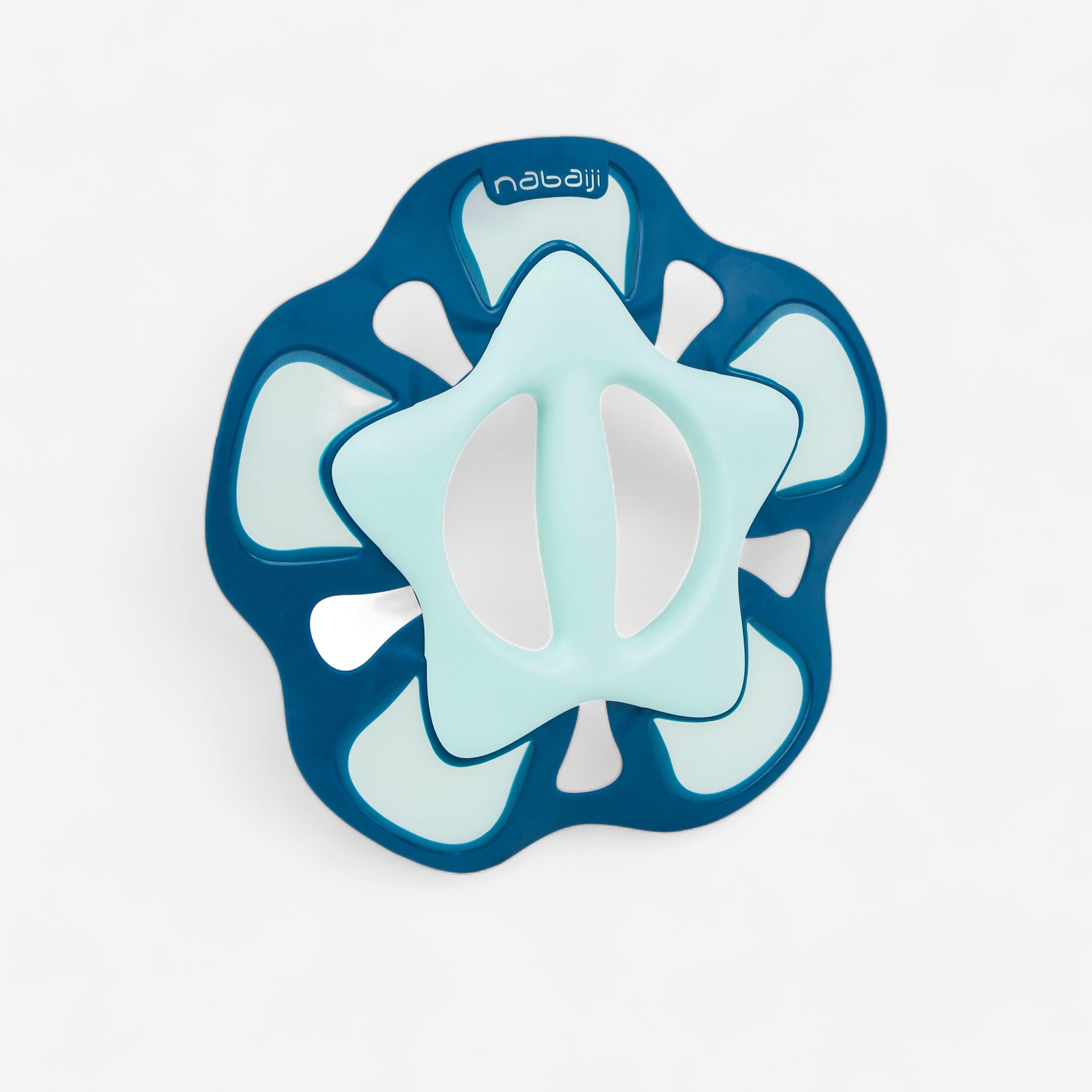 Paire d'haltères aquatiques pour l'aquagym, Pullpush Flower S bleu - Image 1