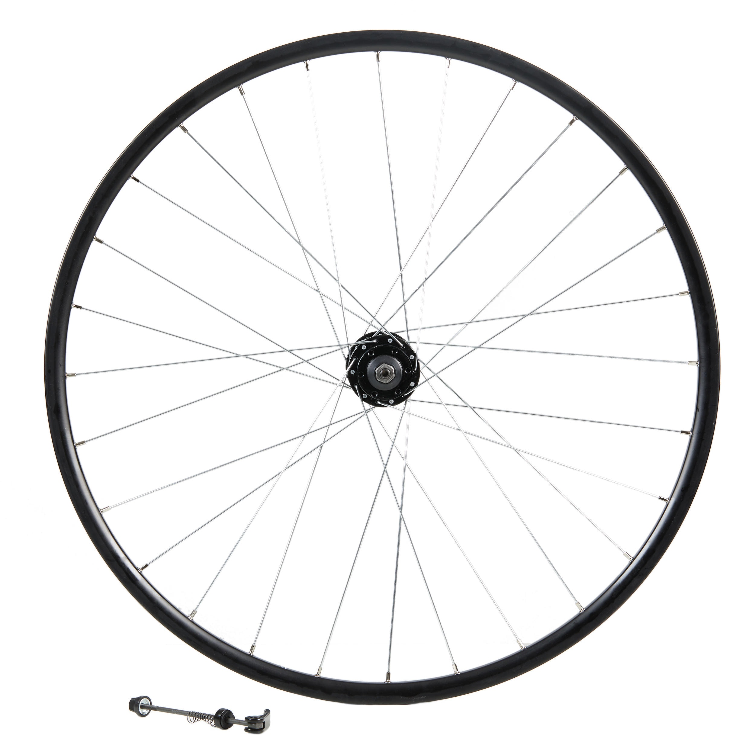 ROUE VTC 28" AVANT DOUBLE PAROI POUR FREIN A DISQUE NOIRE - Image 1