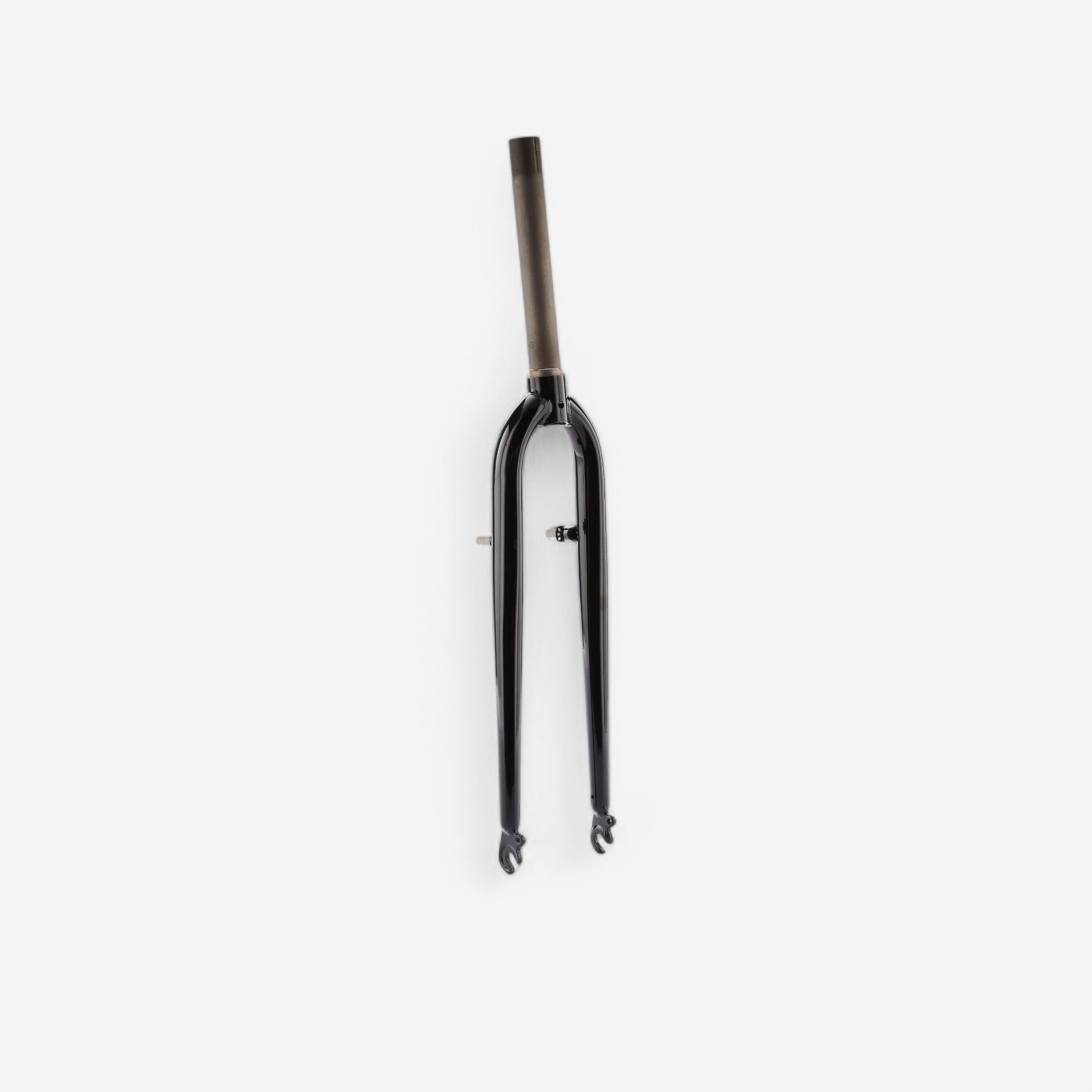 fourche vtc 28 rigide 1"1/8 ahead noir - Image 1