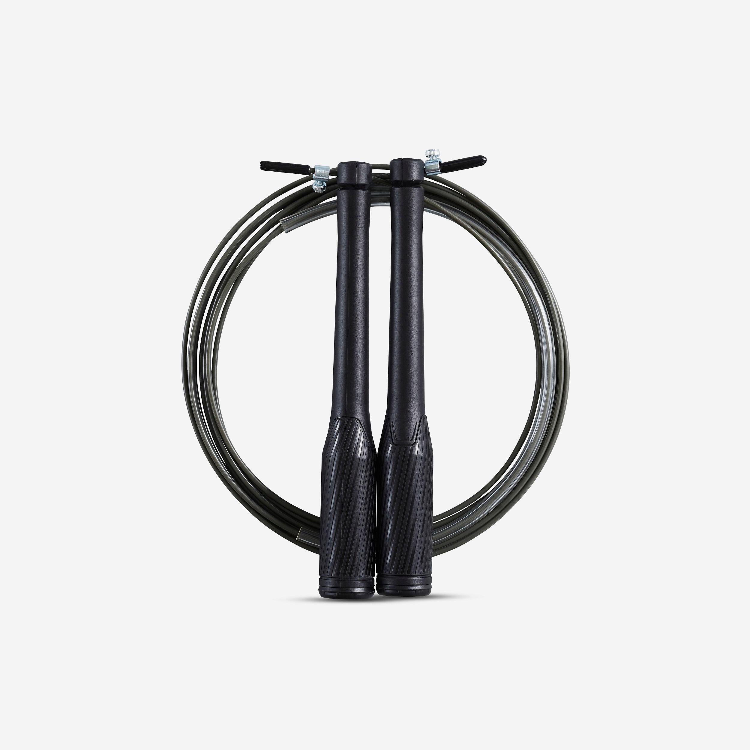 Corde à sauter de cross training vitesse - speed rope noire - Image 1