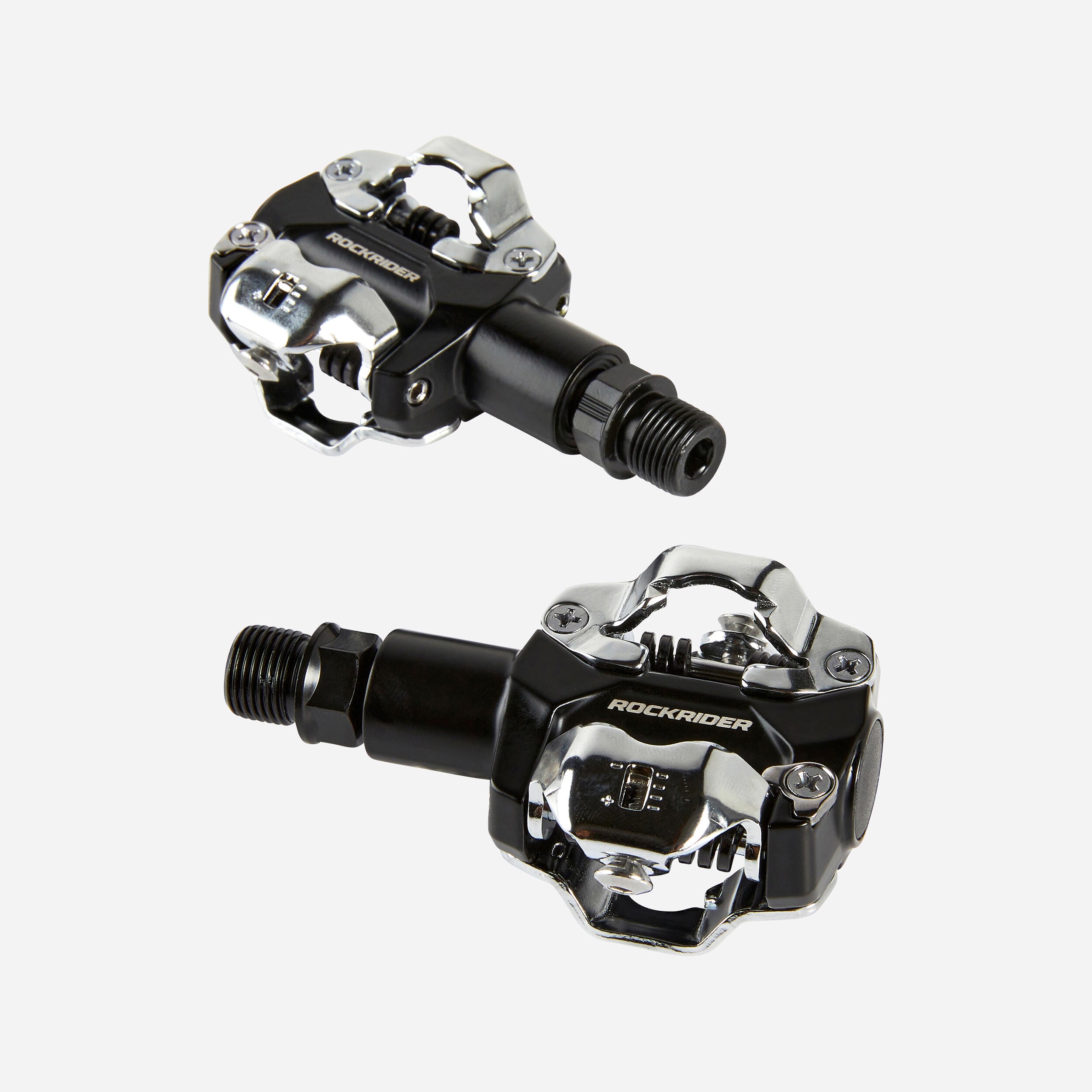 Pédales automatiques vélo VTT 520 noire - Image 1