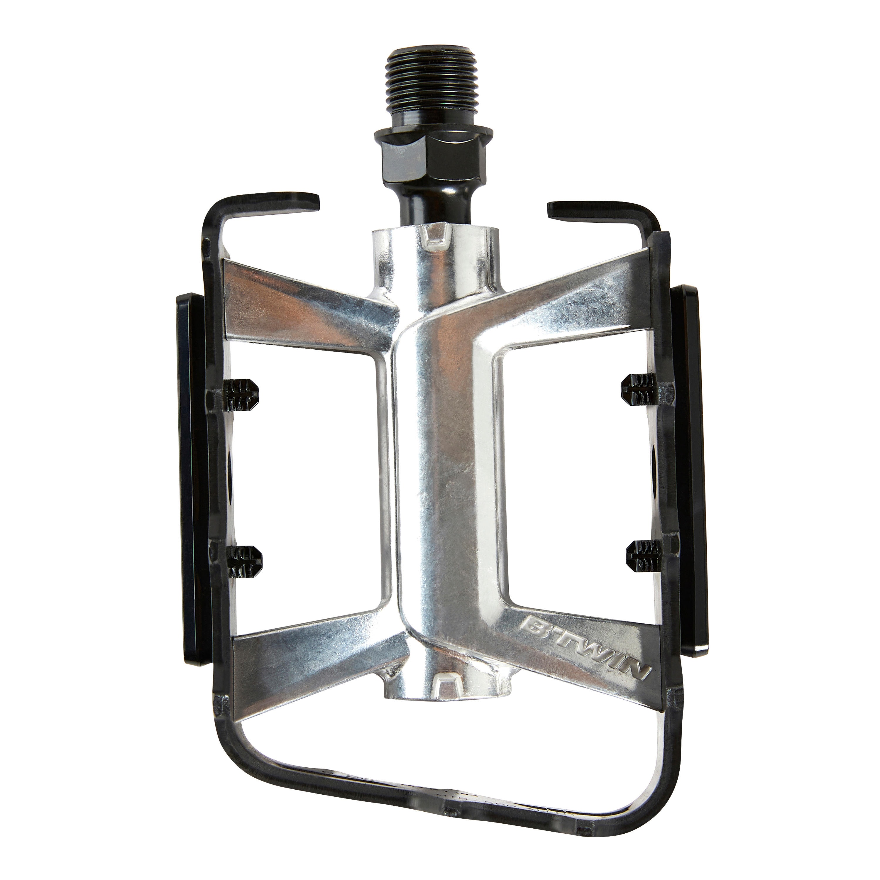 Pédales plates vélo vtt 500 aluminium - Image 1