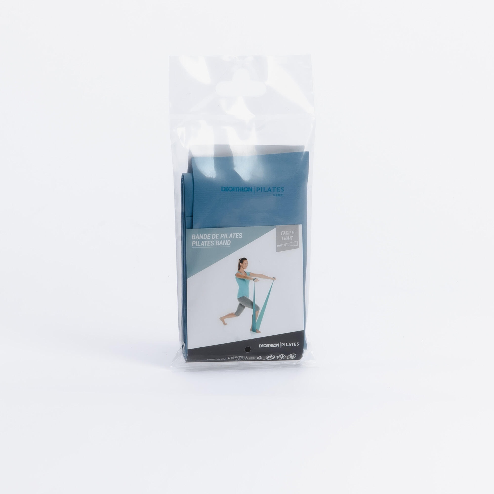 BANDE ÉLASTIQUE PILATES RÉSISTANCE 2 KG - BLEU - Image 1