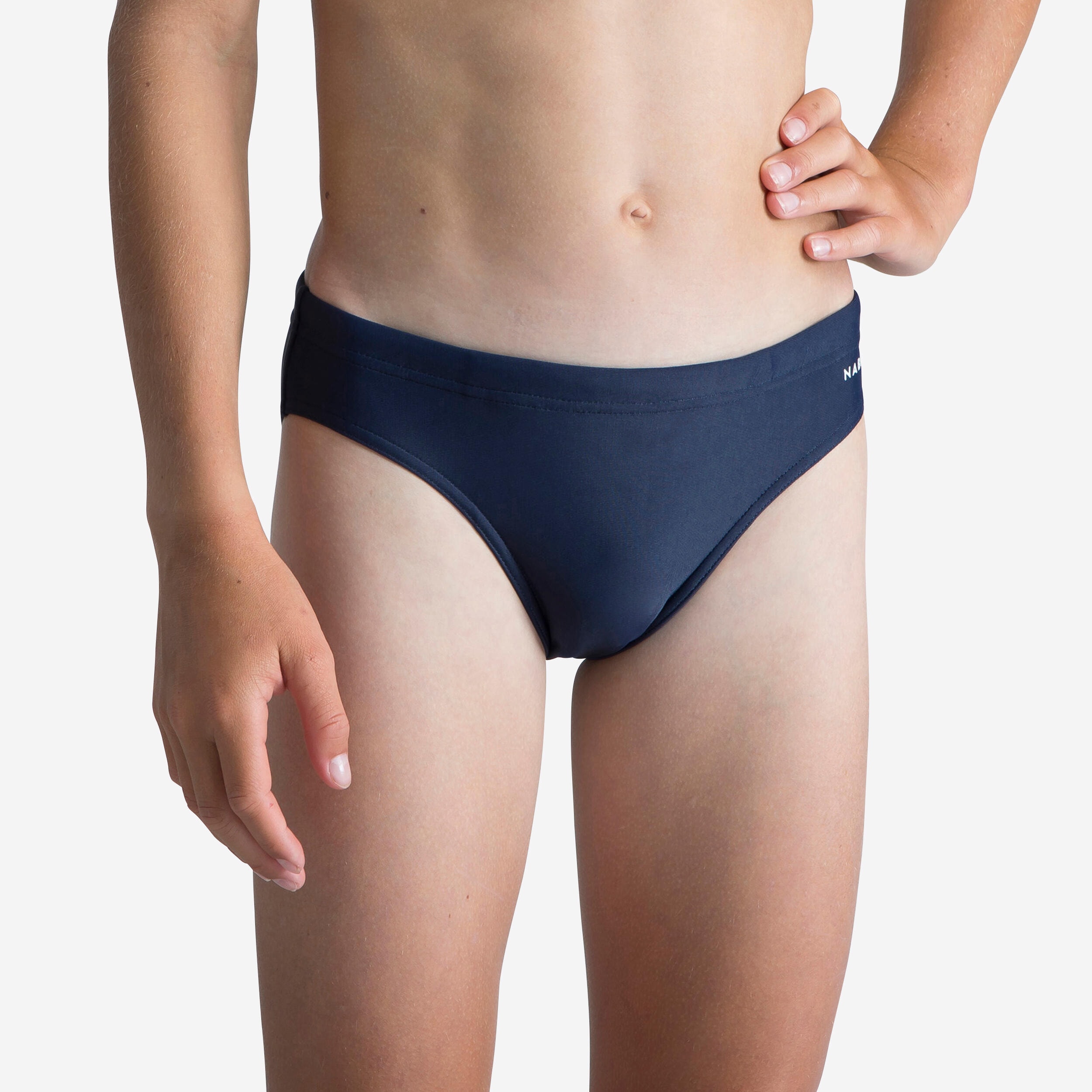 Maillot De Bain Natation Garçon - Slip 100 Basic - Bleu Marine - Image 1