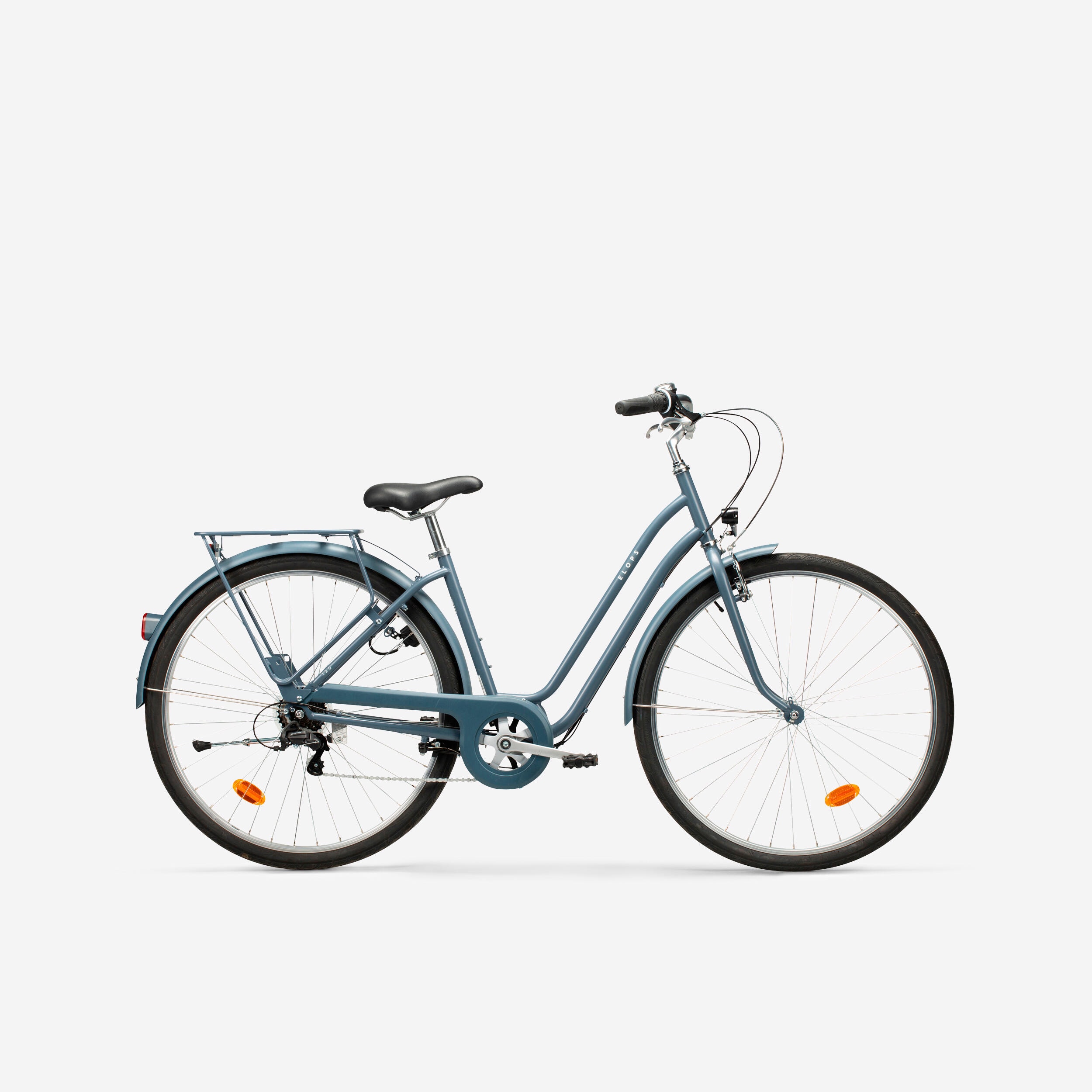VELO DE VILLE ELOPS 120  à CADRE BAS BLEU - Image 1