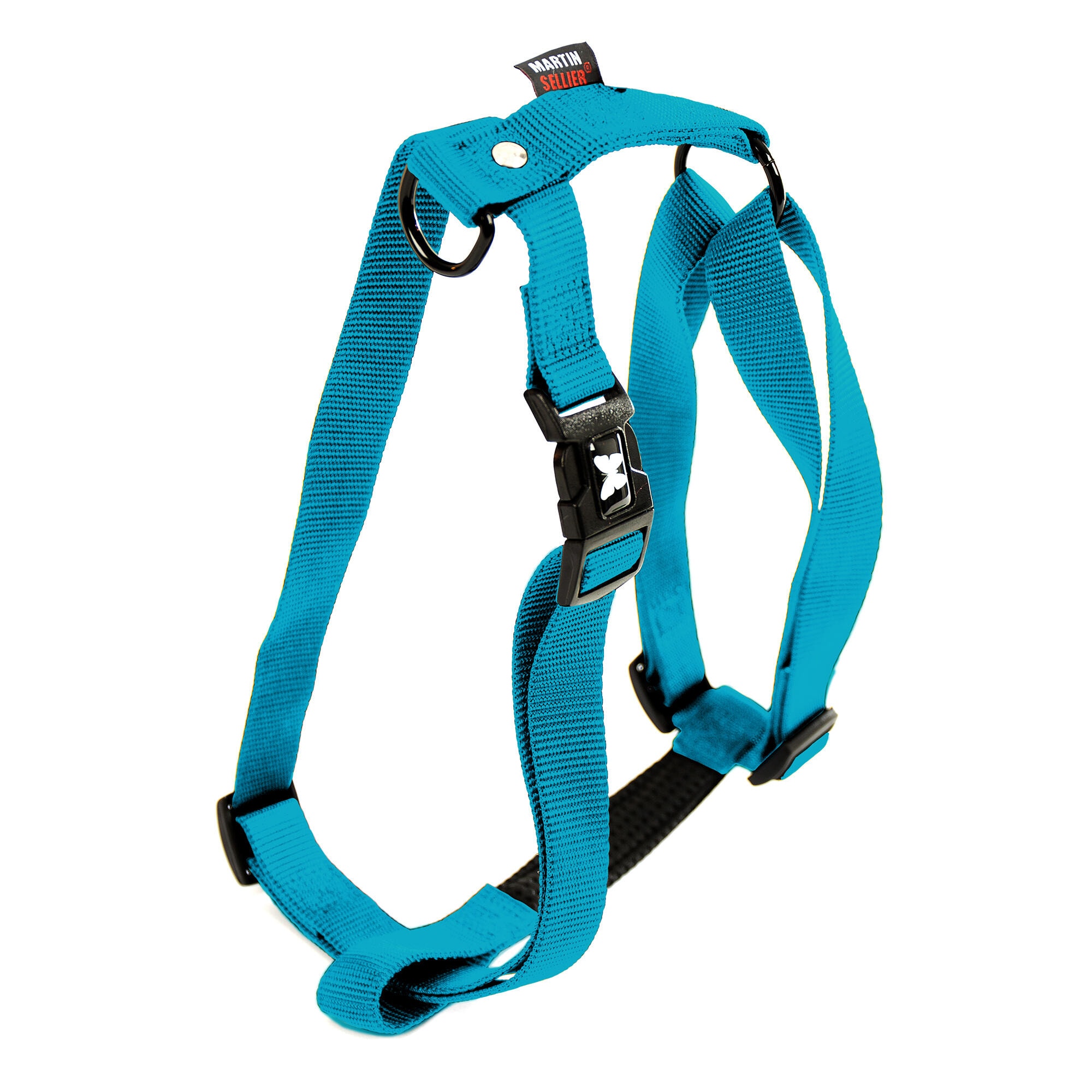 Harnais pour chien confort, bleu - Image 1