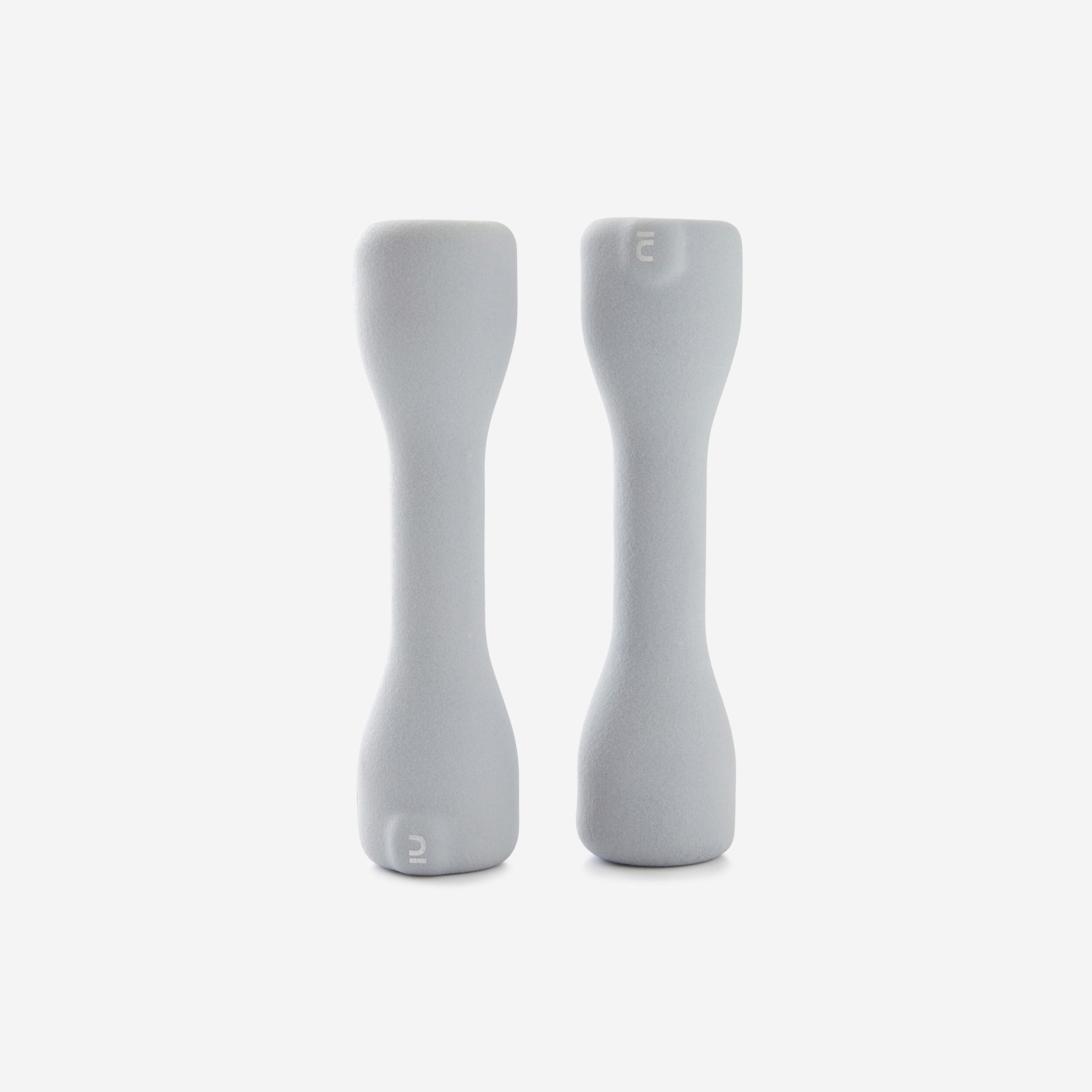 Paire d'haltères fitness 2*3 Kg - EASY Gris - Image 1