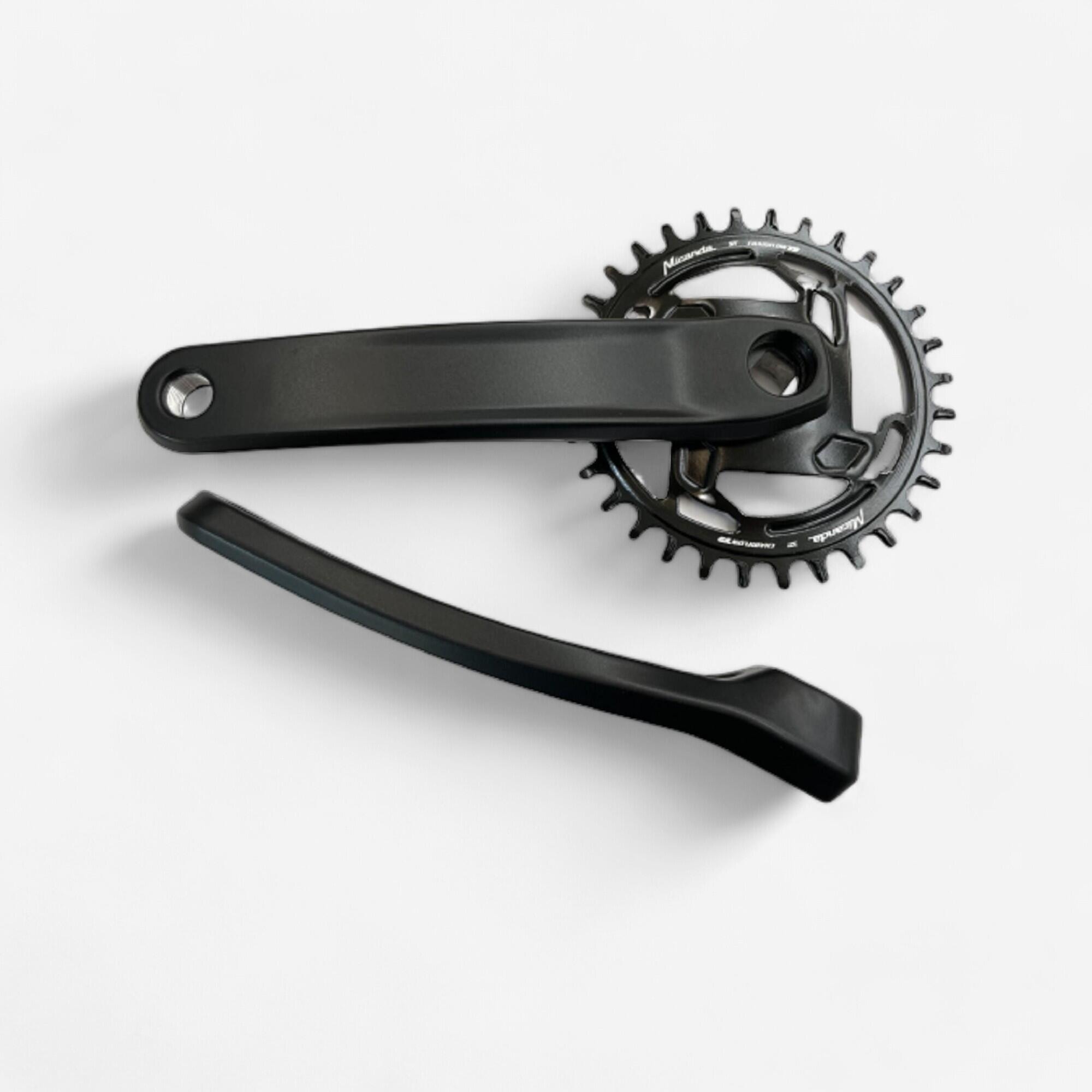 PEDALIER VTT MONO PLATEAU 9 VITESSES 32 DENTS 175MM AXE CARRE - Image 1
