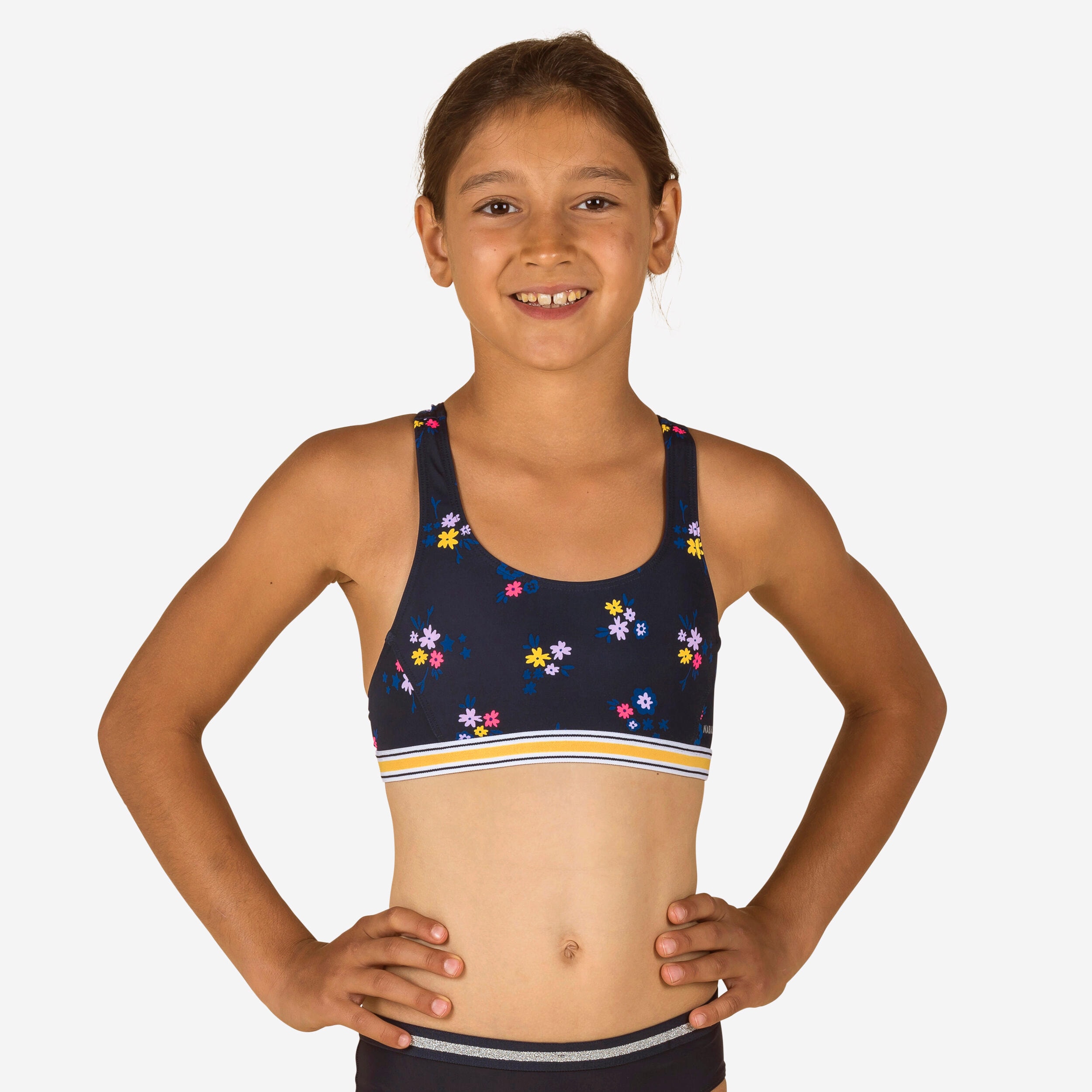 Haut de maillot de bain de natation vega lily marine - Image 1