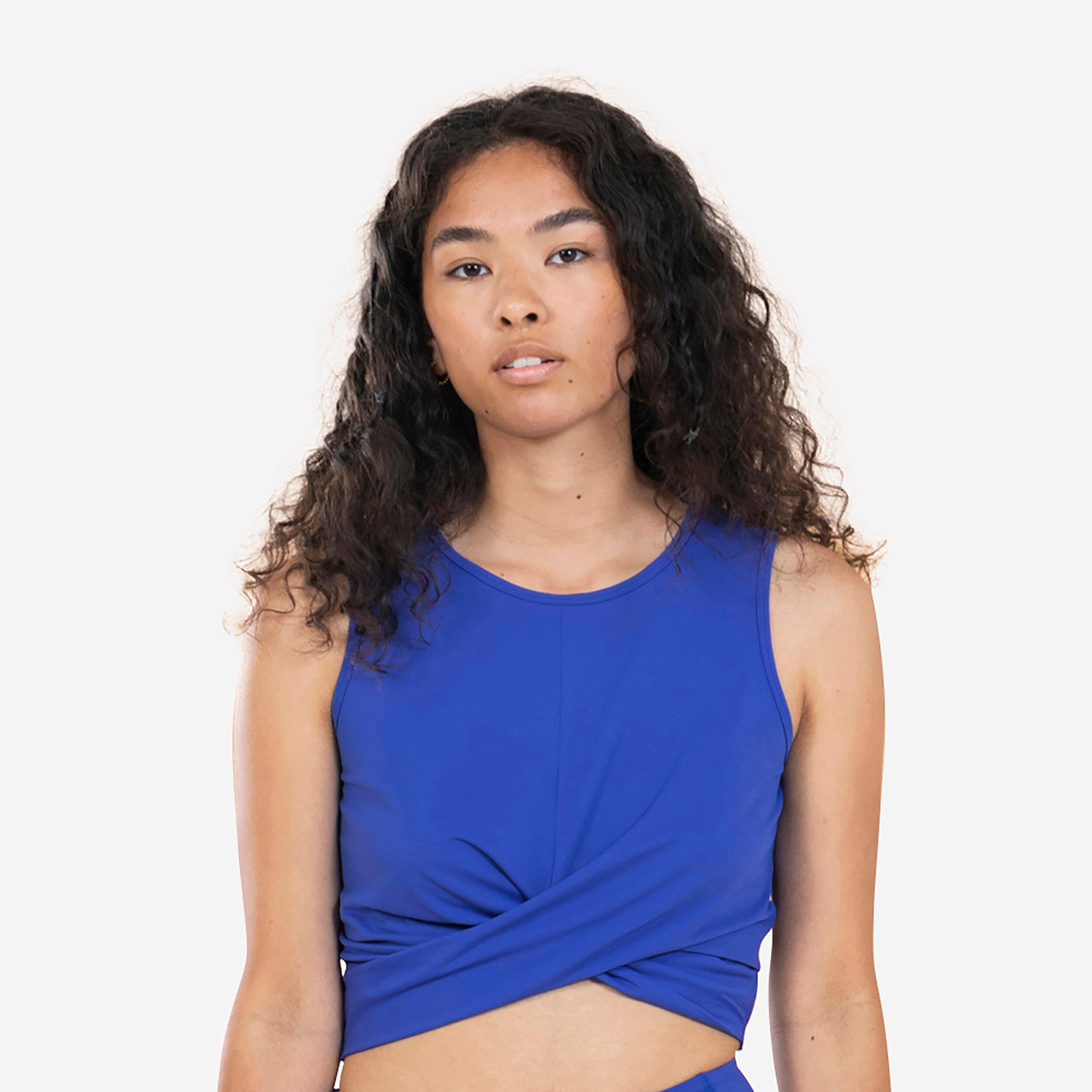 Crop top premium yoga indigo - Image 1