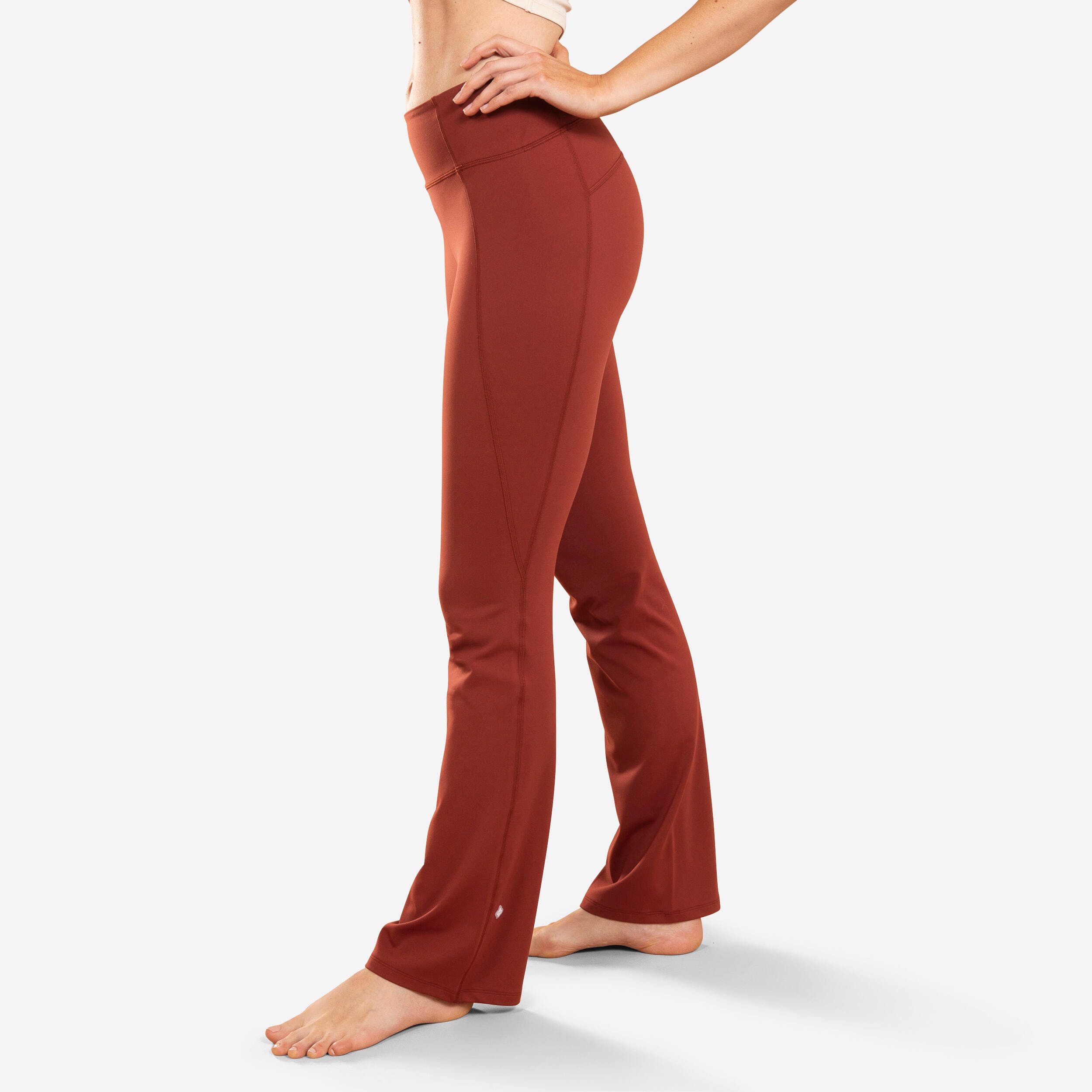 Seconde vie - PANT FLARE PREMIUM YOGA DYN TERRACOTTA - Image 1