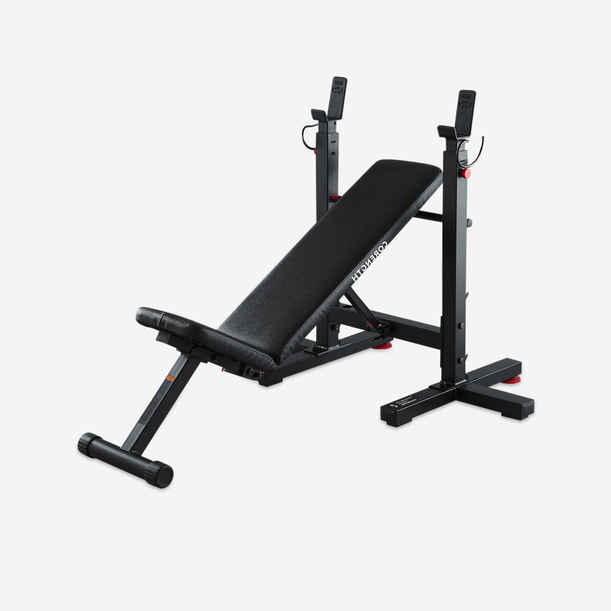 Banc de musculation avec chandelles pliables, inclinable - bench press fold - Image 1