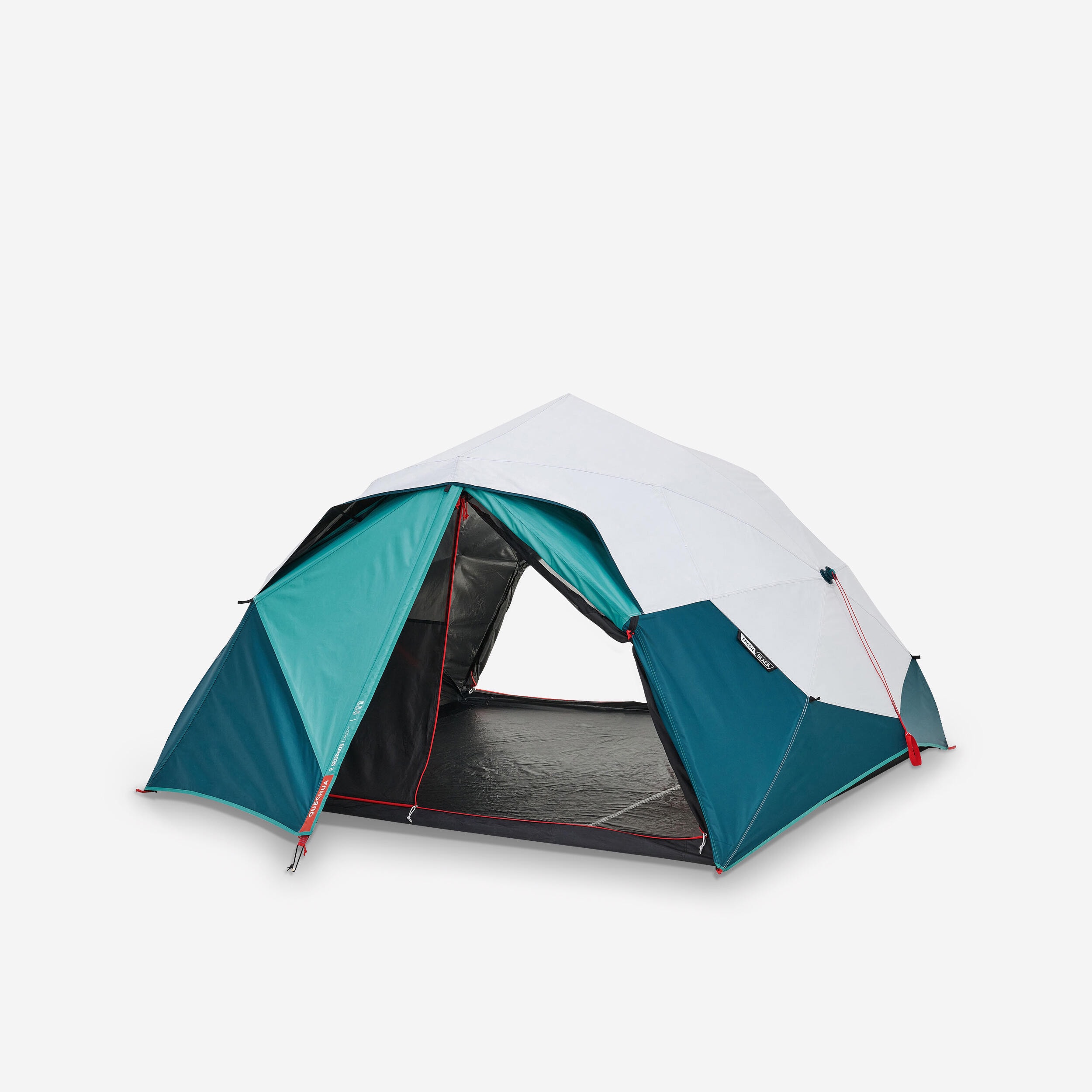Tente de camping instantanée 3 places, 2 Seconds easy Fresh & Black - Image 1