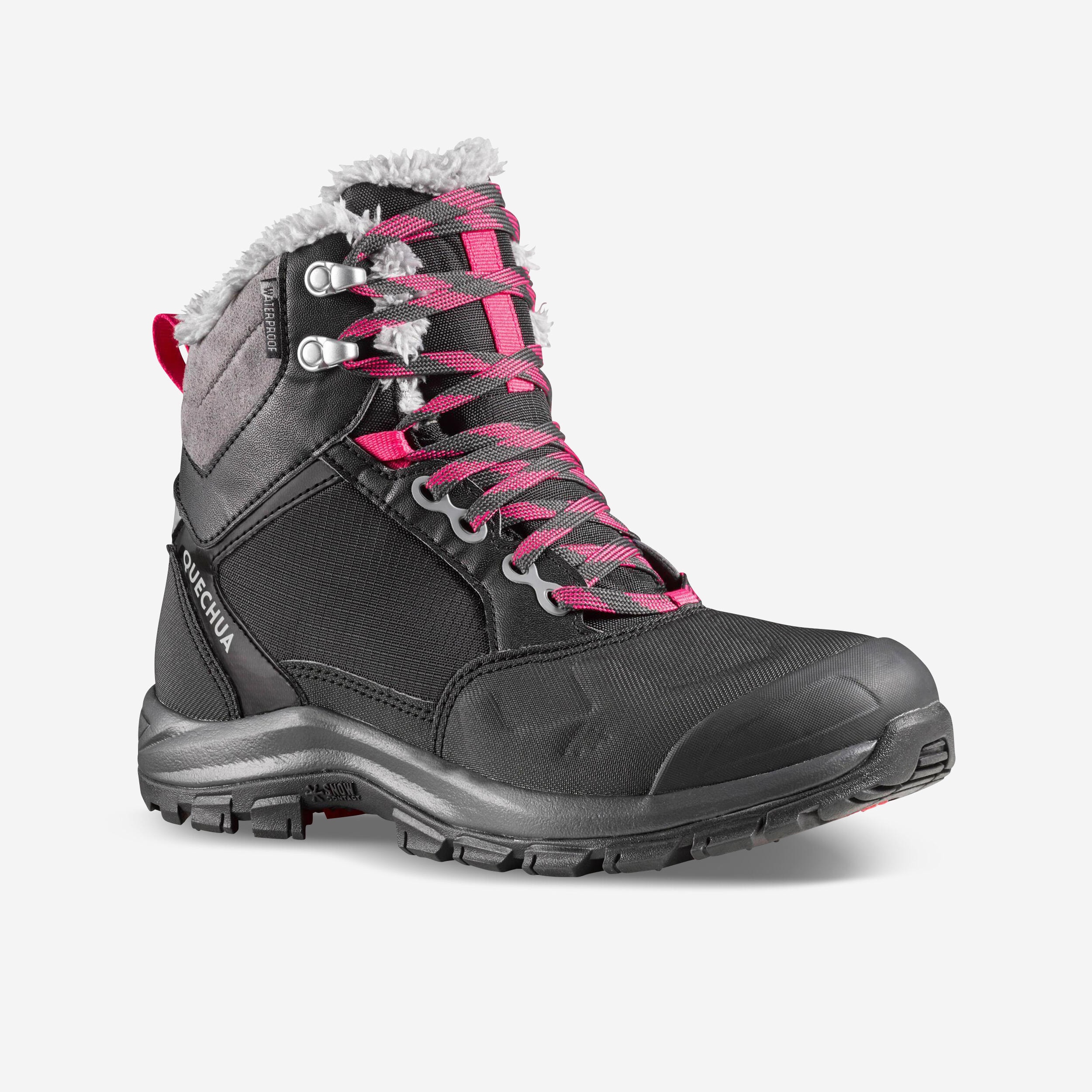 Chaussures chaudes et imperméables de randonnée - SH500 mountain MID - Femme - Image 1