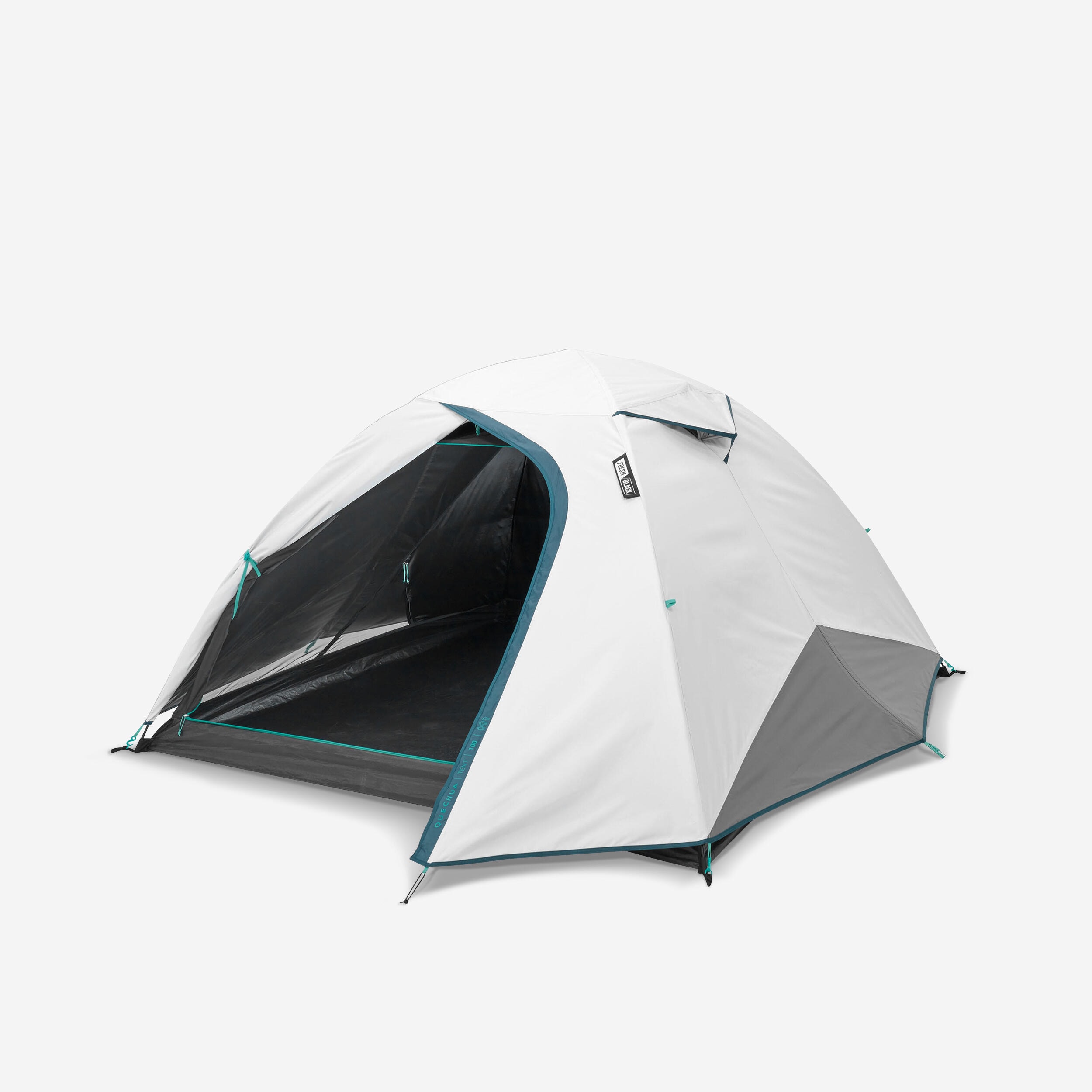 Tente de camping 3 places, MH100 Fresh & Black - Image 1