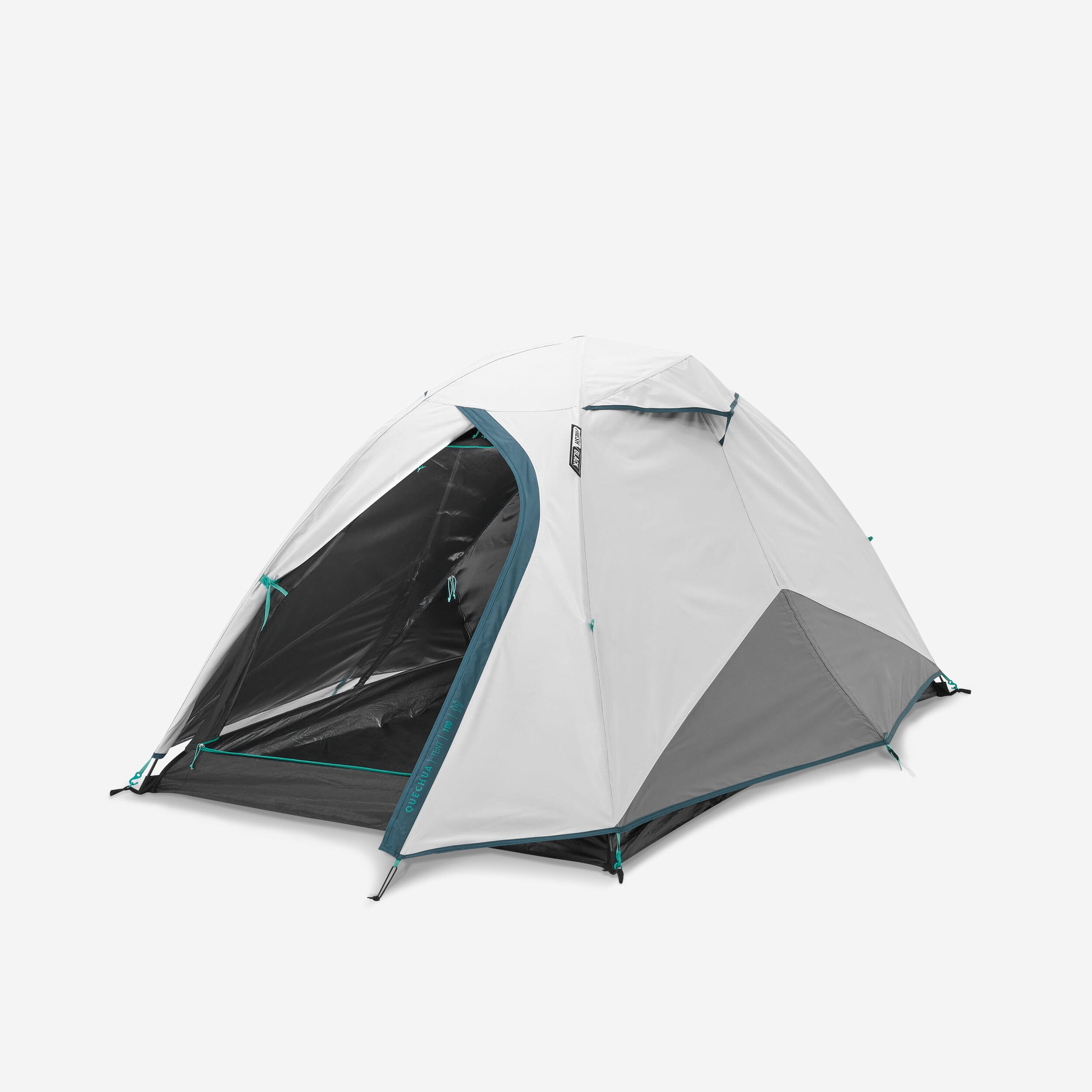 Tente de camping 2 places, MH100 Fresh & Black - Image 1