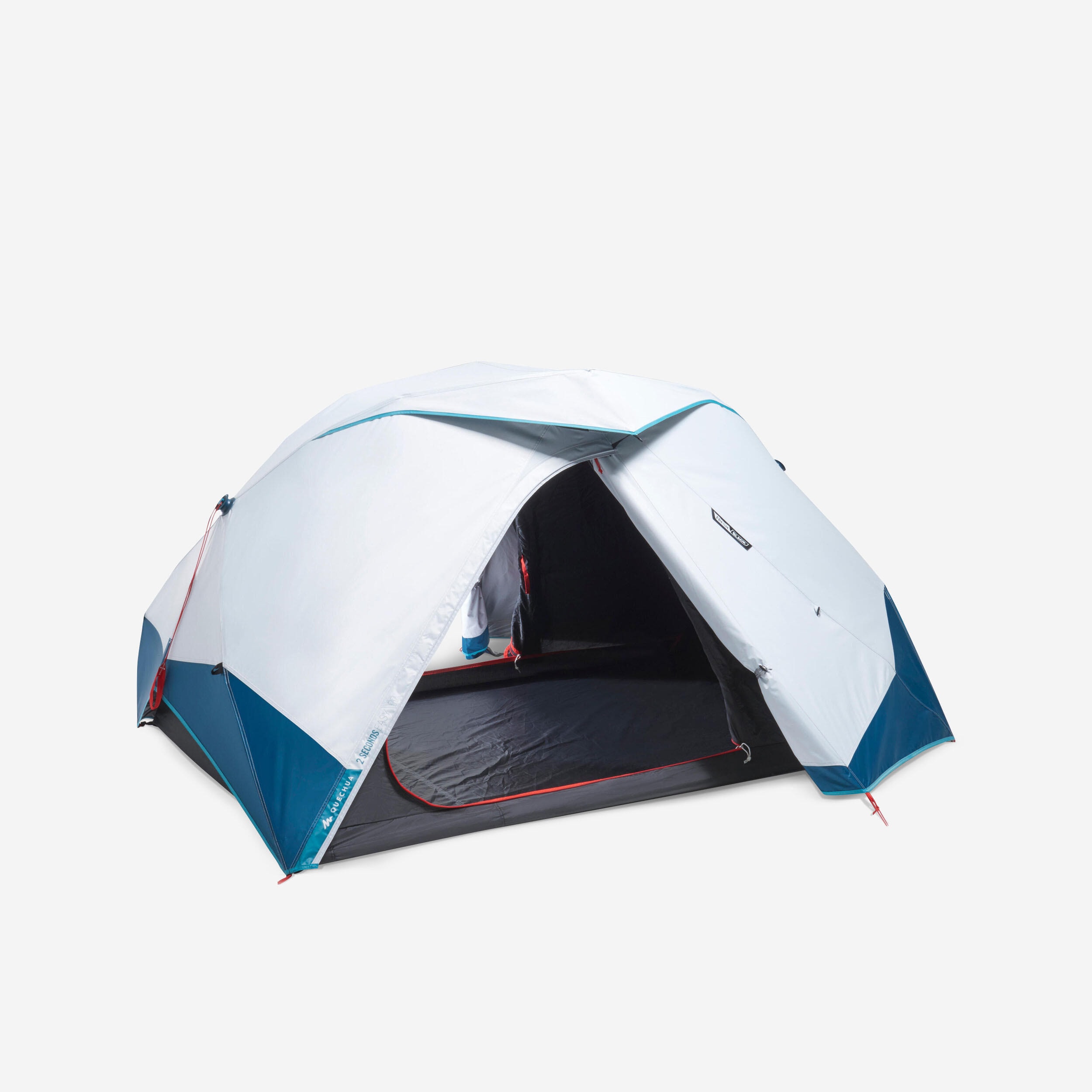 Tente de camping instantanée 2 places, 2 Seconds easy Fresh & Black - Image 1